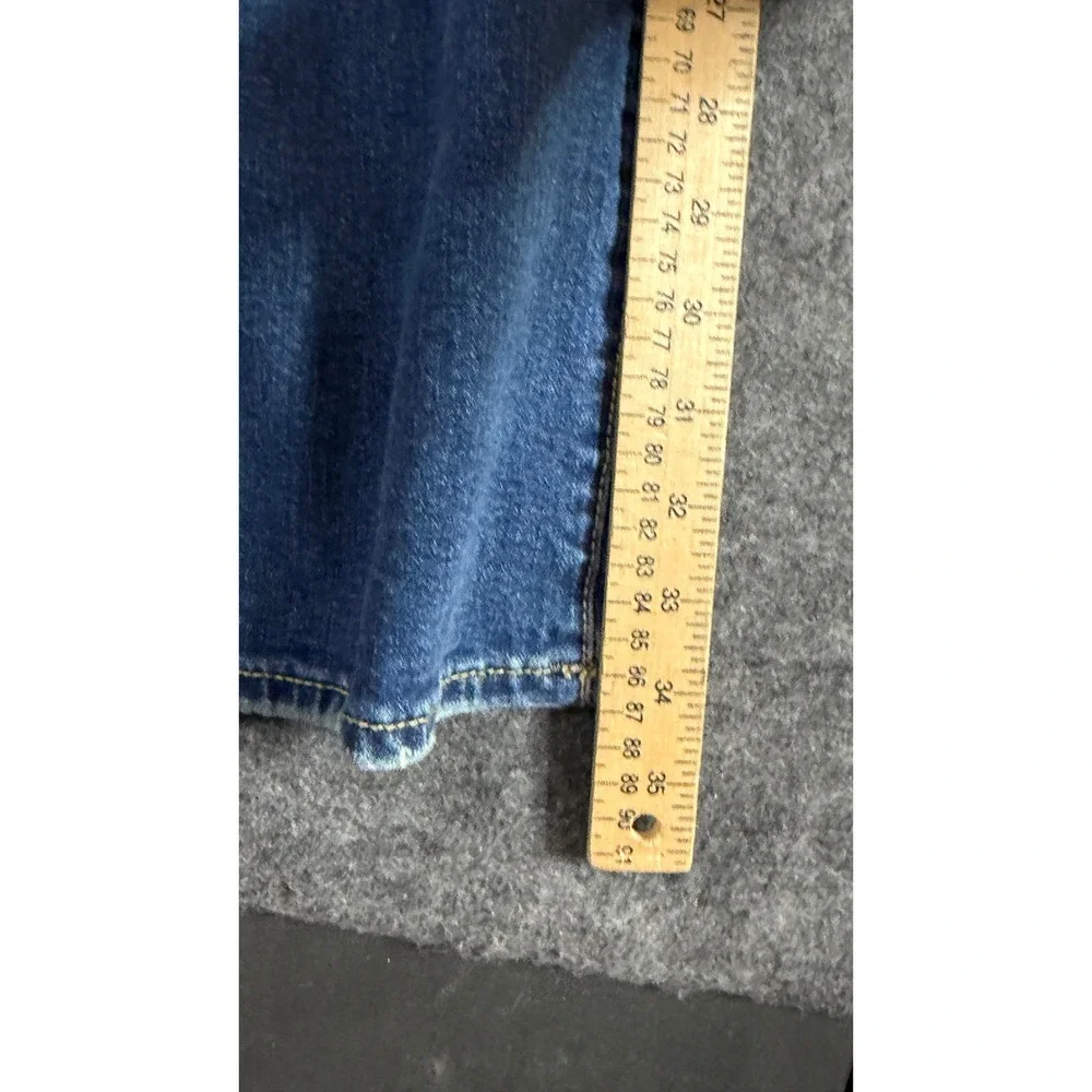 True Religion Ricky Relaxed Straight Distressed Blue Denim Jeans‎ Mens 32